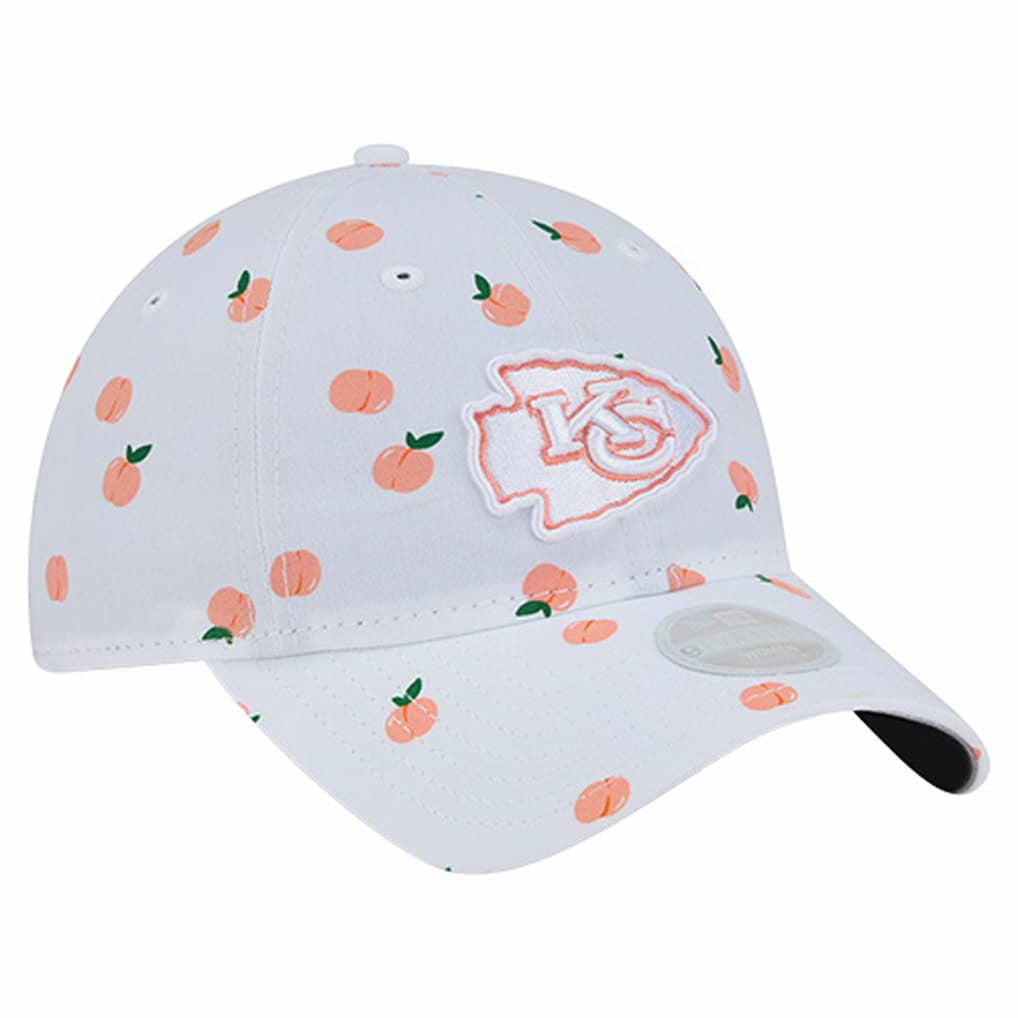 Kansas City Chiefs New Era Women's Fruit Pattern 9TWENTY Adjustable Hat - White - NFL