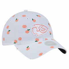 Kansas City Chiefs New Era Women's Fruit Pattern 9TWENTY Adjustable Hat - White - NFL
