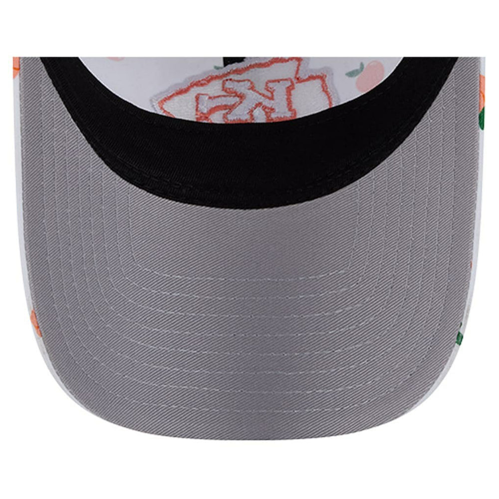 Kansas City Chiefs New Era Women's Fruit Pattern 9TWENTY Adjustable Hat - White - NFL
