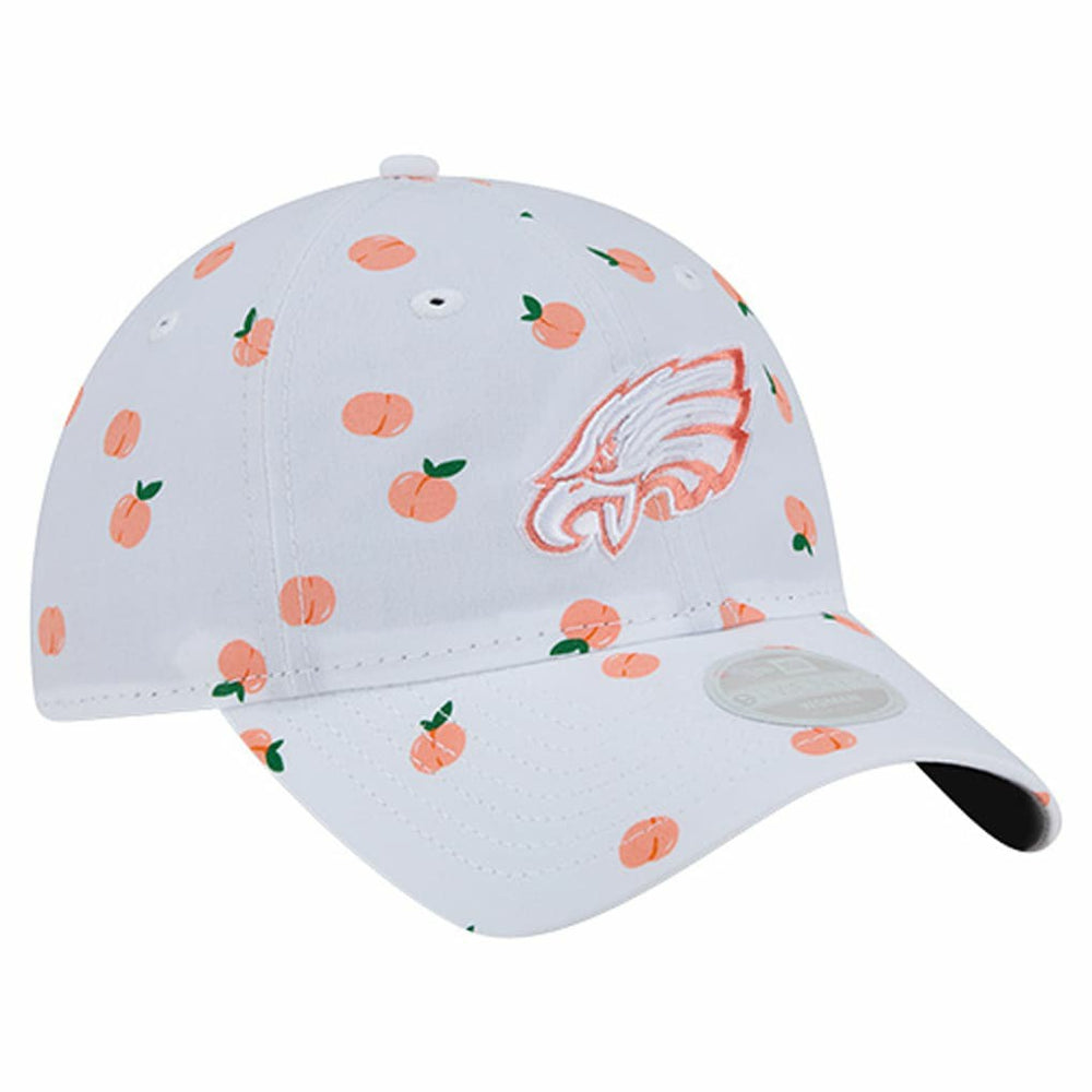 Philadelphia Eagles New Era Women's Fruit Pattern 9TWENTY Adjustable Hat - White - NFL
