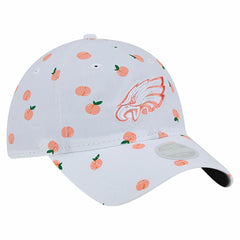 Philadelphia Eagles New Era Women's Fruit Pattern 9TWENTY Adjustable Hat - White - NFL