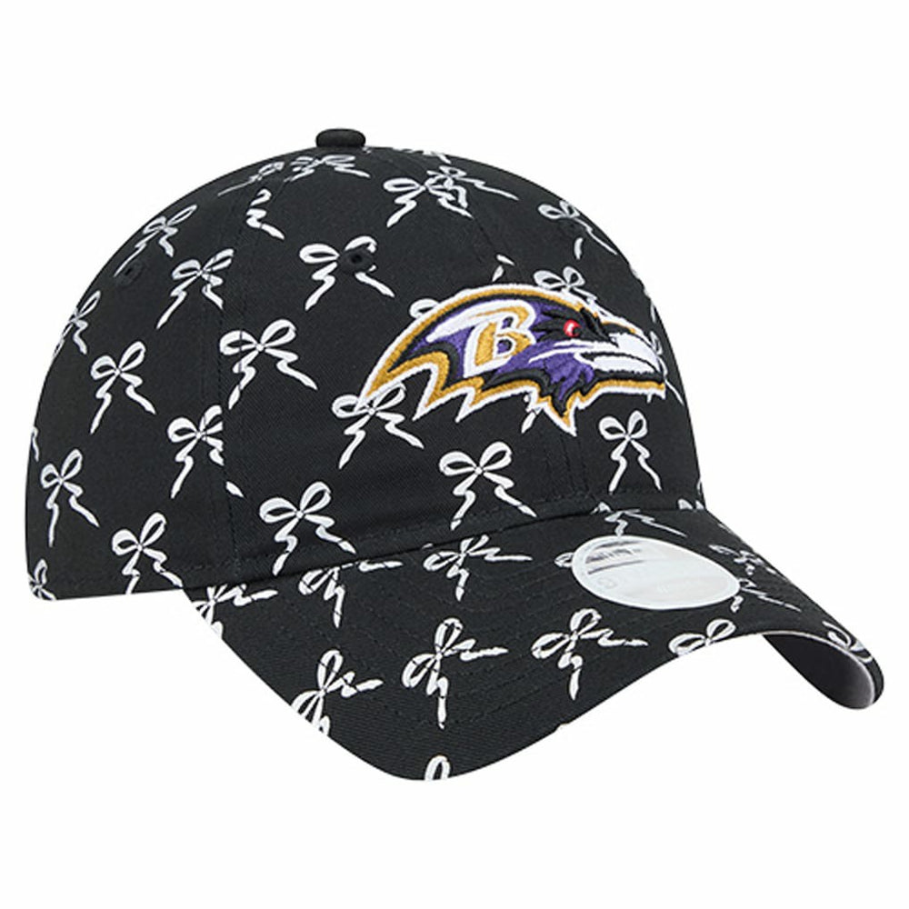 Baltimore Ravens New Era Women's Ribbon 9TWENTY Adjustable Hat - Black - NFL