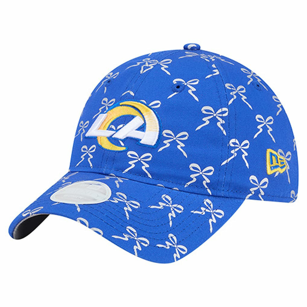 Los Angeles Rams New Era Women's Ribbon 9TWENTY Adjustable Hat - Royal - NFL