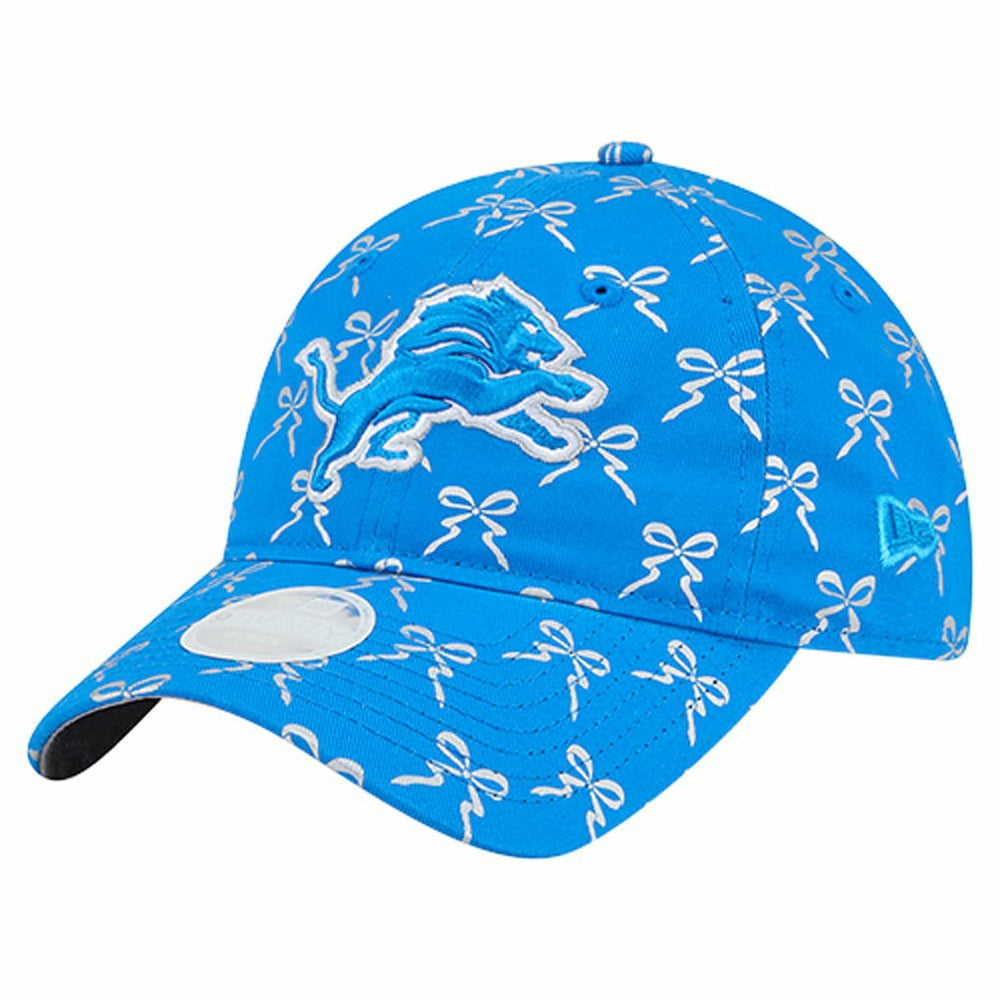 Detroit Lions New Era Women's Ribbon 9TWENTY Adjustable Hat - Blue - NFL