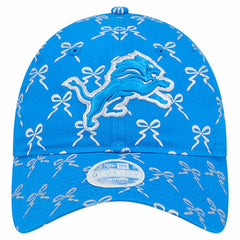 Detroit Lions New Era Women's Ribbon 9TWENTY Adjustable Hat - Blue - NFL