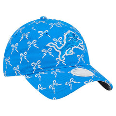 Detroit Lions New Era Women's Ribbon 9TWENTY Adjustable Hat - Blue - NFL