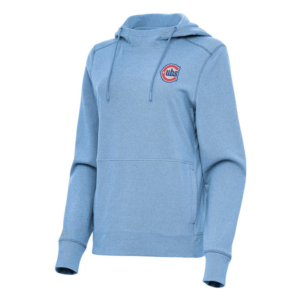 Chicago Cubs Antigua Women's Alternate Logo Justice Pullover Hoodie Sale