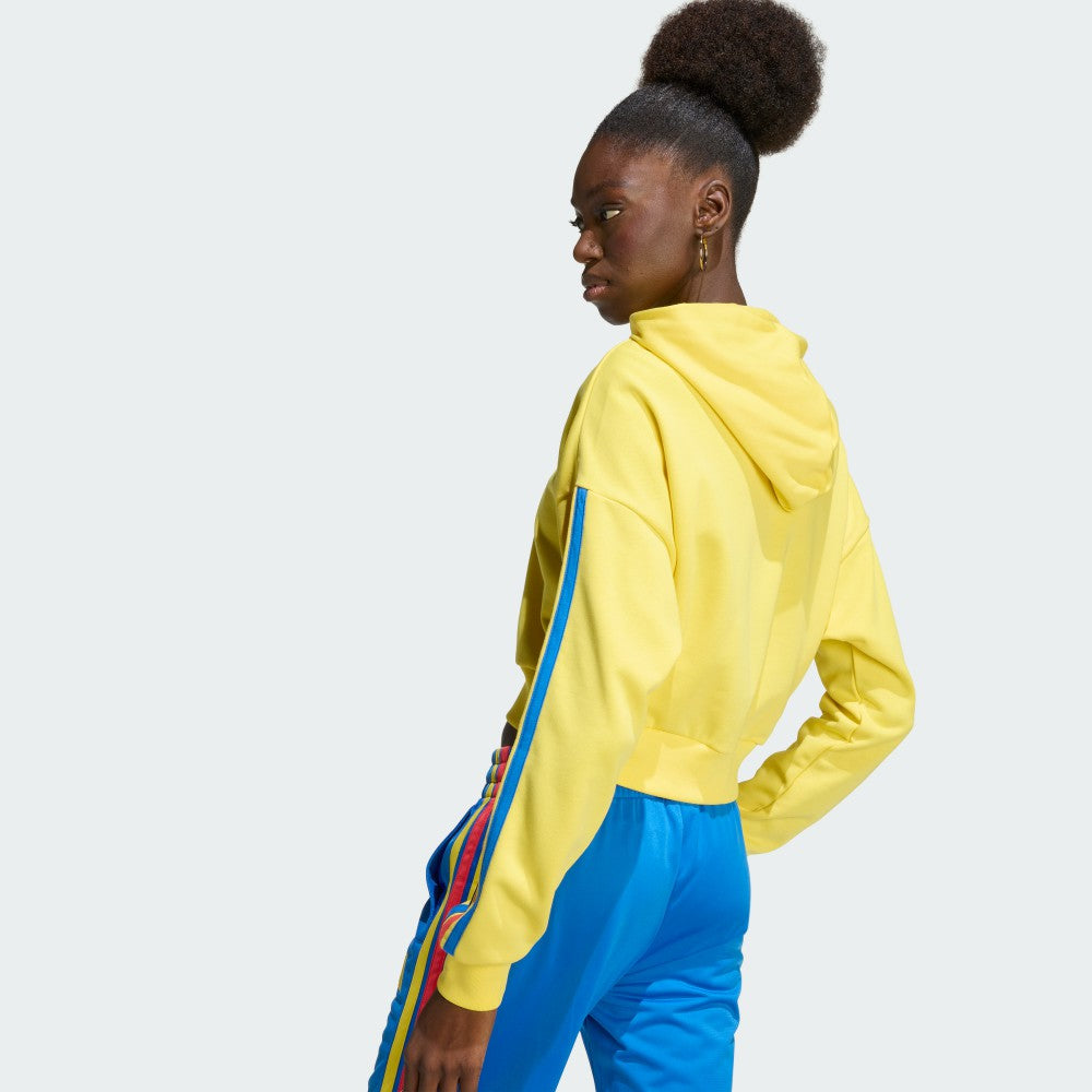 Adidas - Colombia National Team Women's FIFA x World Cup Alphaskin Cropped Hoodie - Yellow