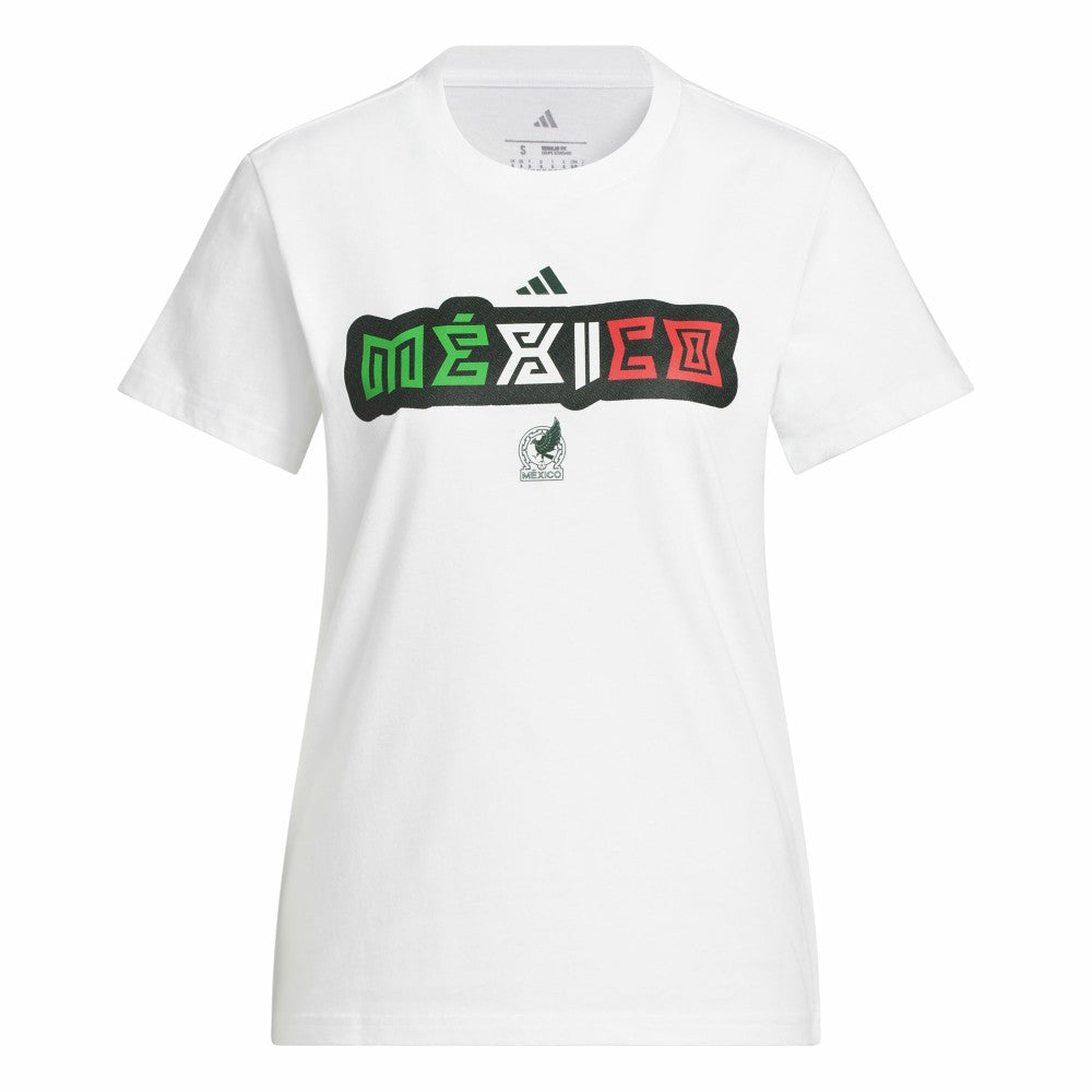 Adidas - Mexico National Team Women's Jersey Hook T-Shirt - White