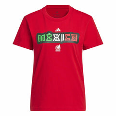 Adidas - Mexico National Team Women's Jersey Hook T-Shirt - Red