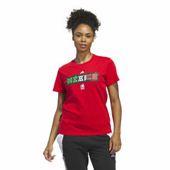 Adidas - Mexico National Team Women's Jersey Hook T-Shirt - Red