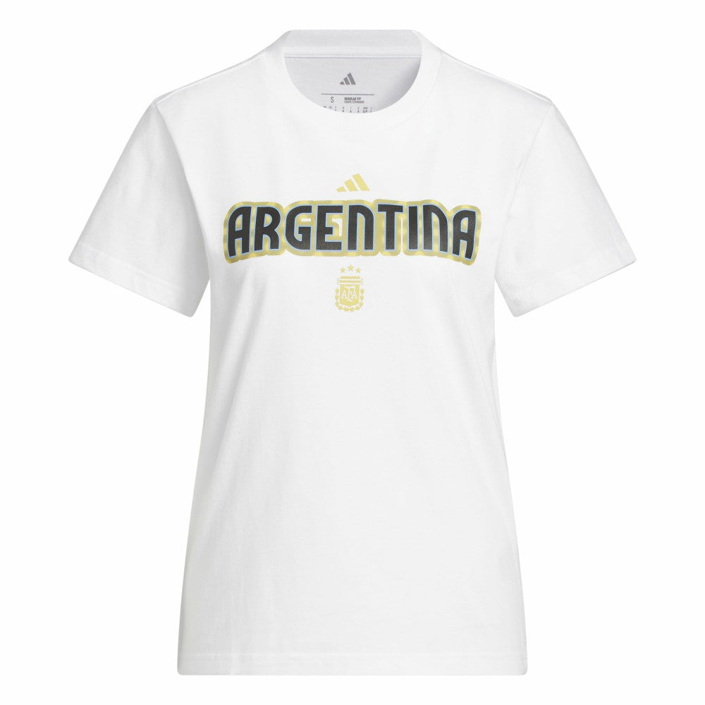 Adidas - Argentina National Team Women's Jersey Hook T-Shirt - White