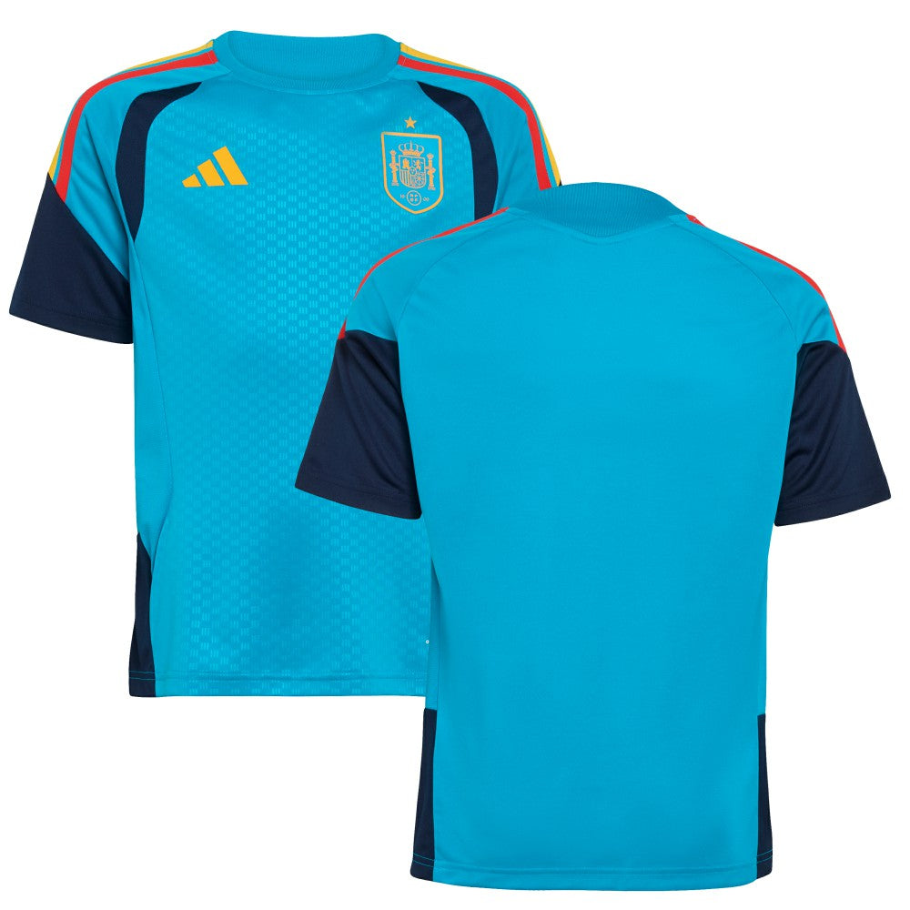 Adidas - Spain National Team Youth FIFA x World Cup 2026 Tiro Training Jersey - Turquoise