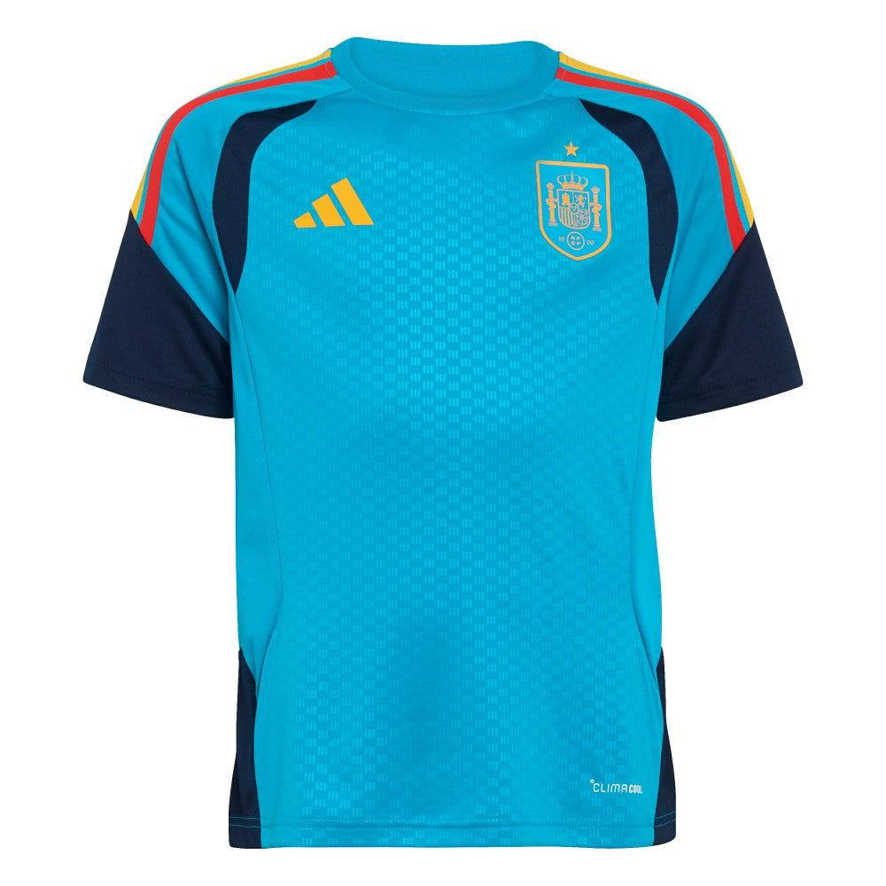 Adidas - Spain National Team Youth FIFA x World Cup 2026 Tiro Training Jersey - Turquoise