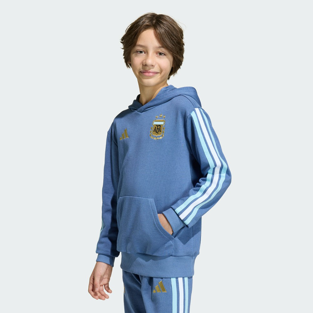 Adidas - Argentina National Team Youth FIFA x World Cup Alphaskin Hoodie - Blue