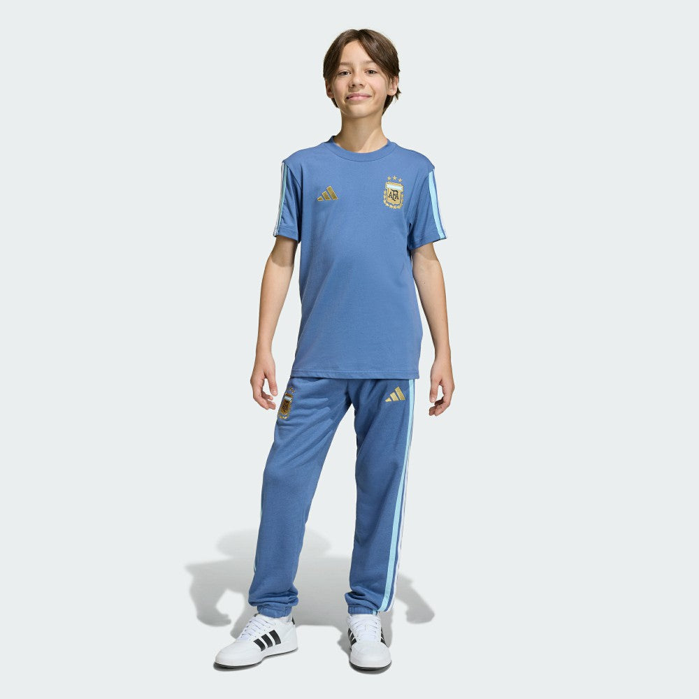 Adidas - Argentina National Team Youth FIFA x World Cup Alphaskin T-Shirt - Blue