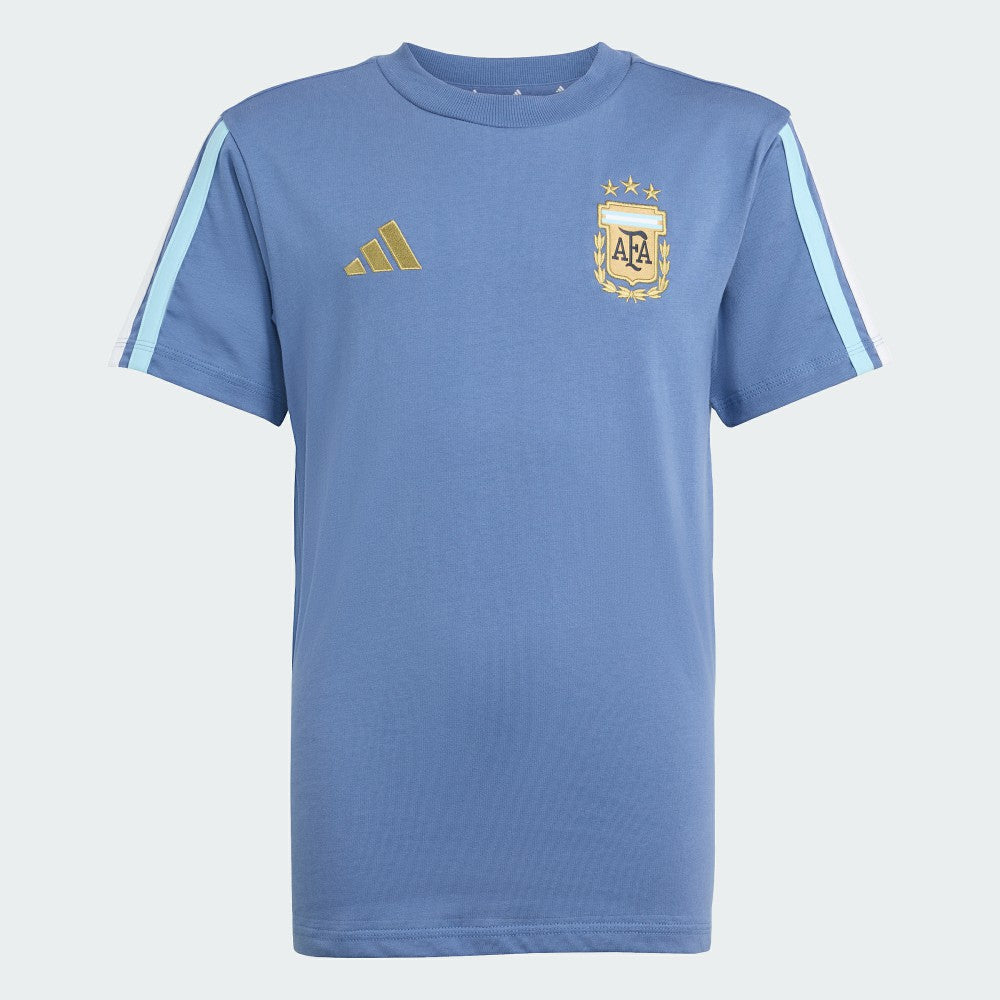 Adidas - Argentina National Team Youth FIFA x World Cup Alphaskin T-Shirt - Blue