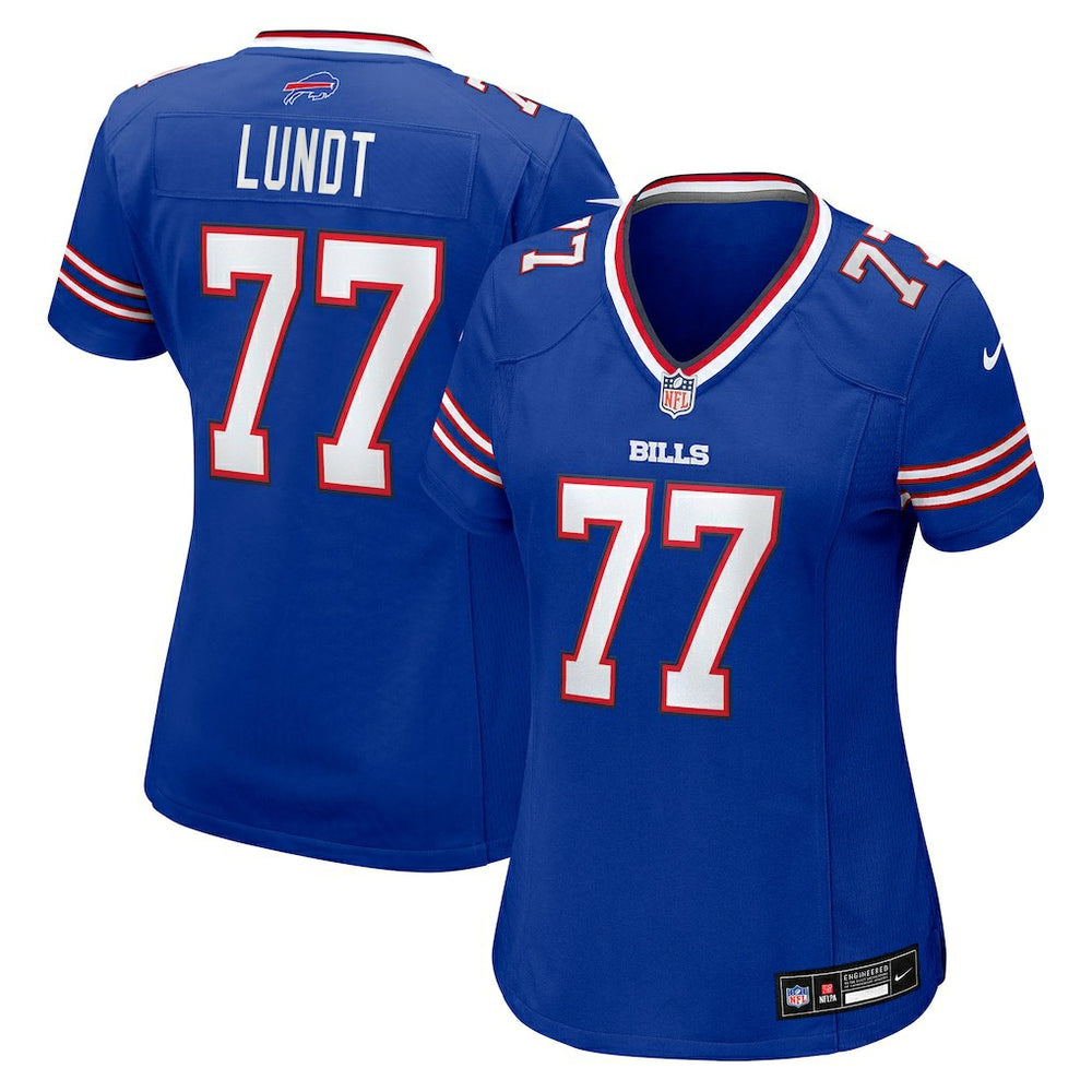 Chase Lundt Buffalo Bills Women's Team Game Jersey - Royal - Nike