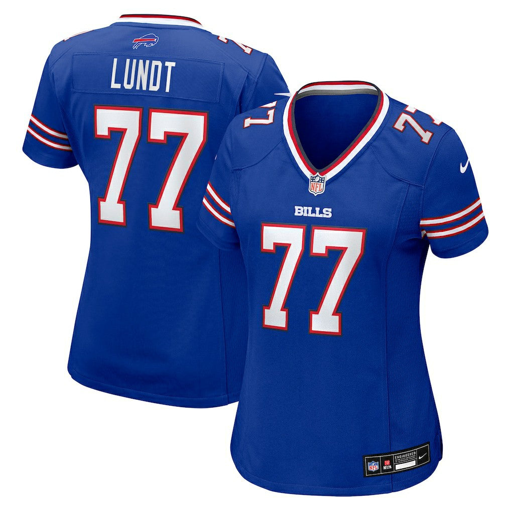 Chase Lundt Buffalo Bills Women's Team Game Jersey - Royal - Nike