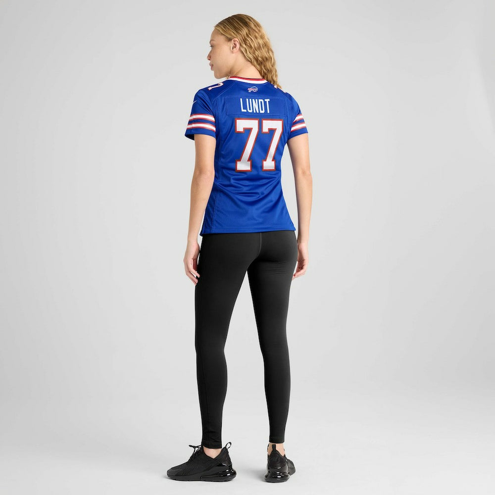 Chase Lundt Buffalo Bills Women's Team Game Jersey - Royal - Nike