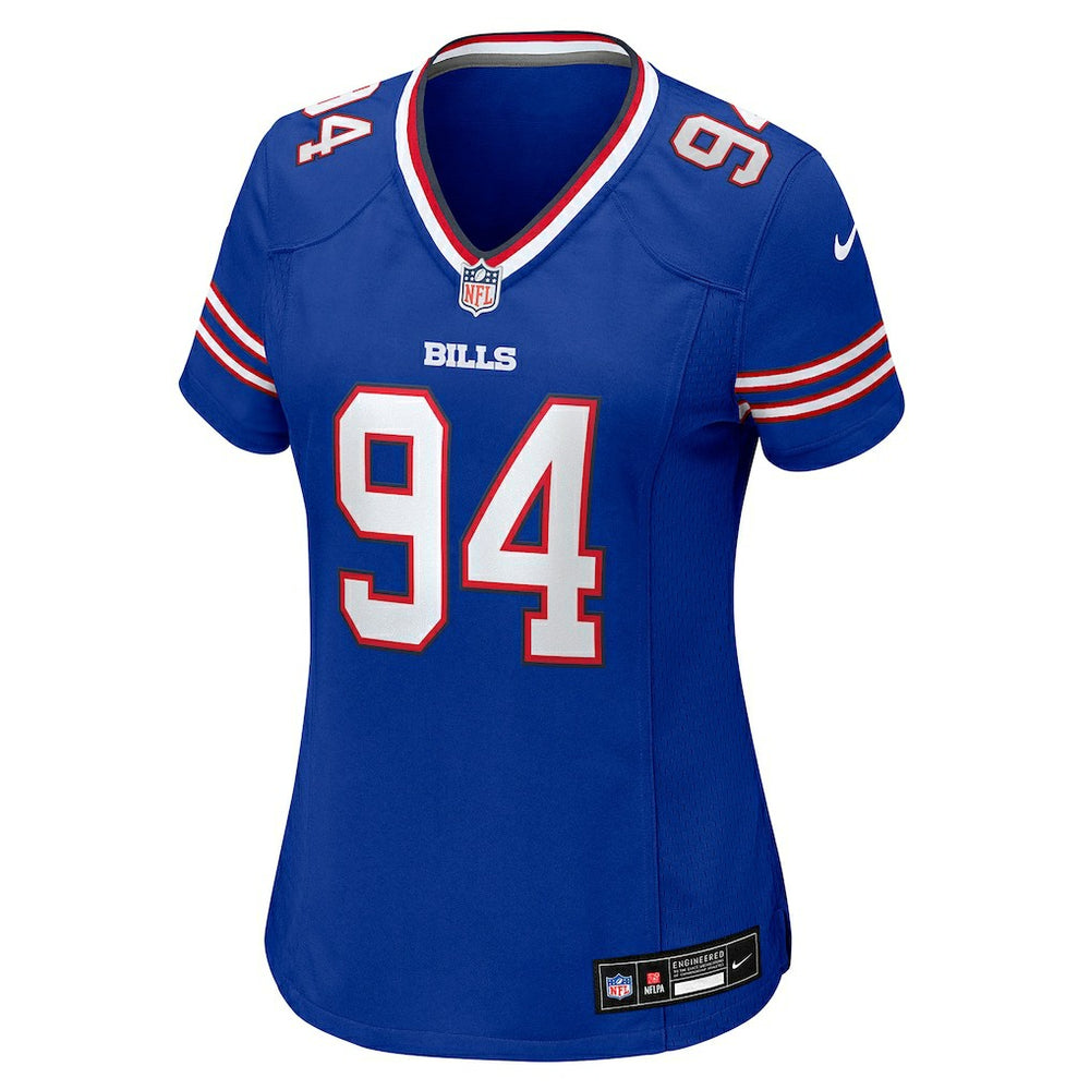 Landon Jackson Buffalo Bills Women's Team Game Jersey - Royal - Nike