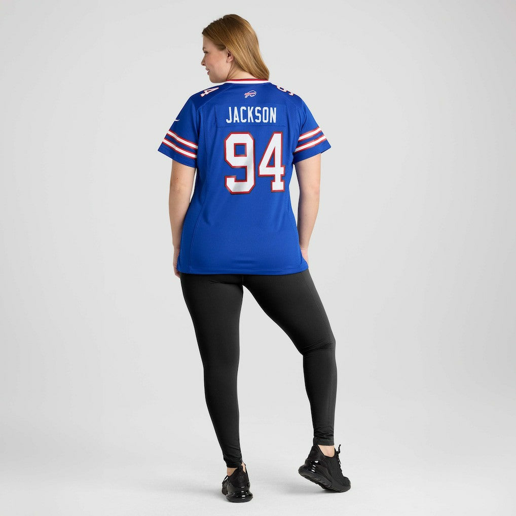 Landon Jackson Buffalo Bills Women's Team Game Jersey - Royal - Nike