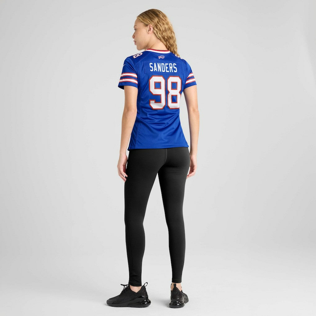 T.J. Sanders Buffalo Bills Women's Team Game Jersey - Royal - Nike