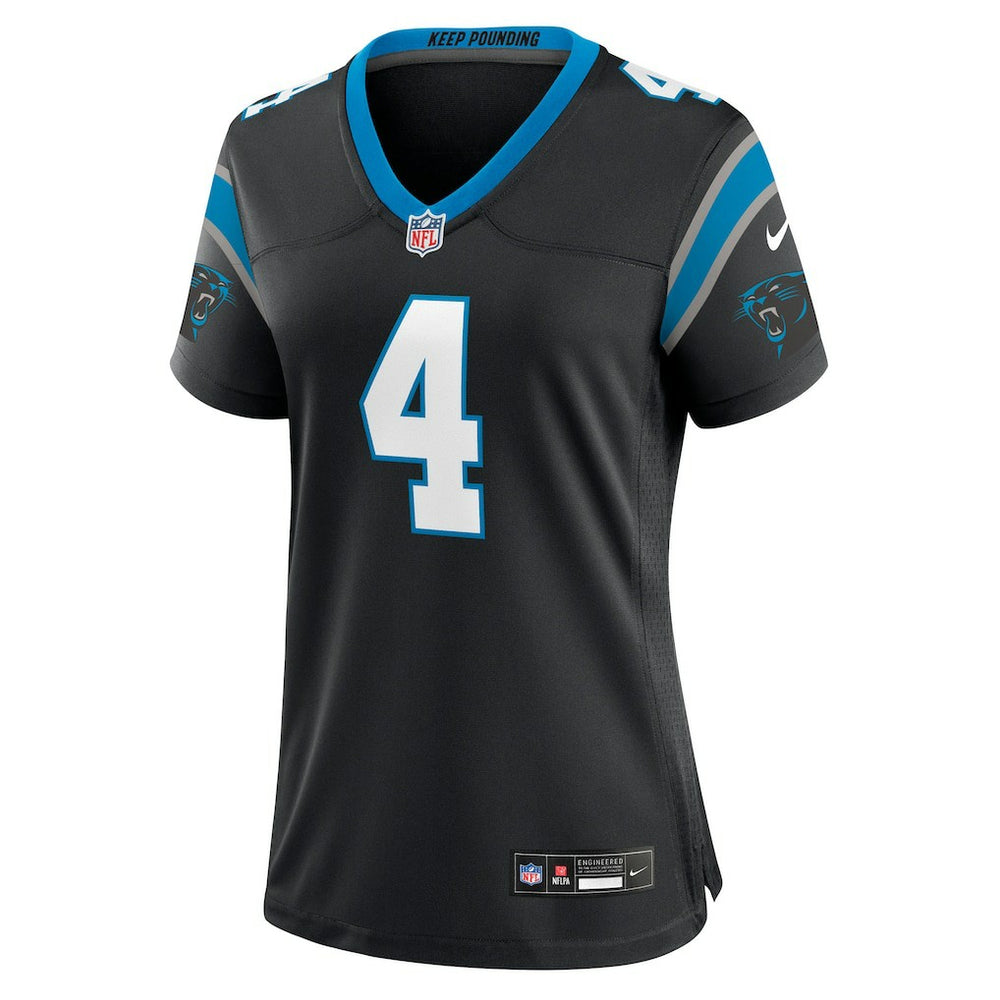 Tetairoa McMillan Carolina Panthers Women's Team Game Jersey - Black - Nike