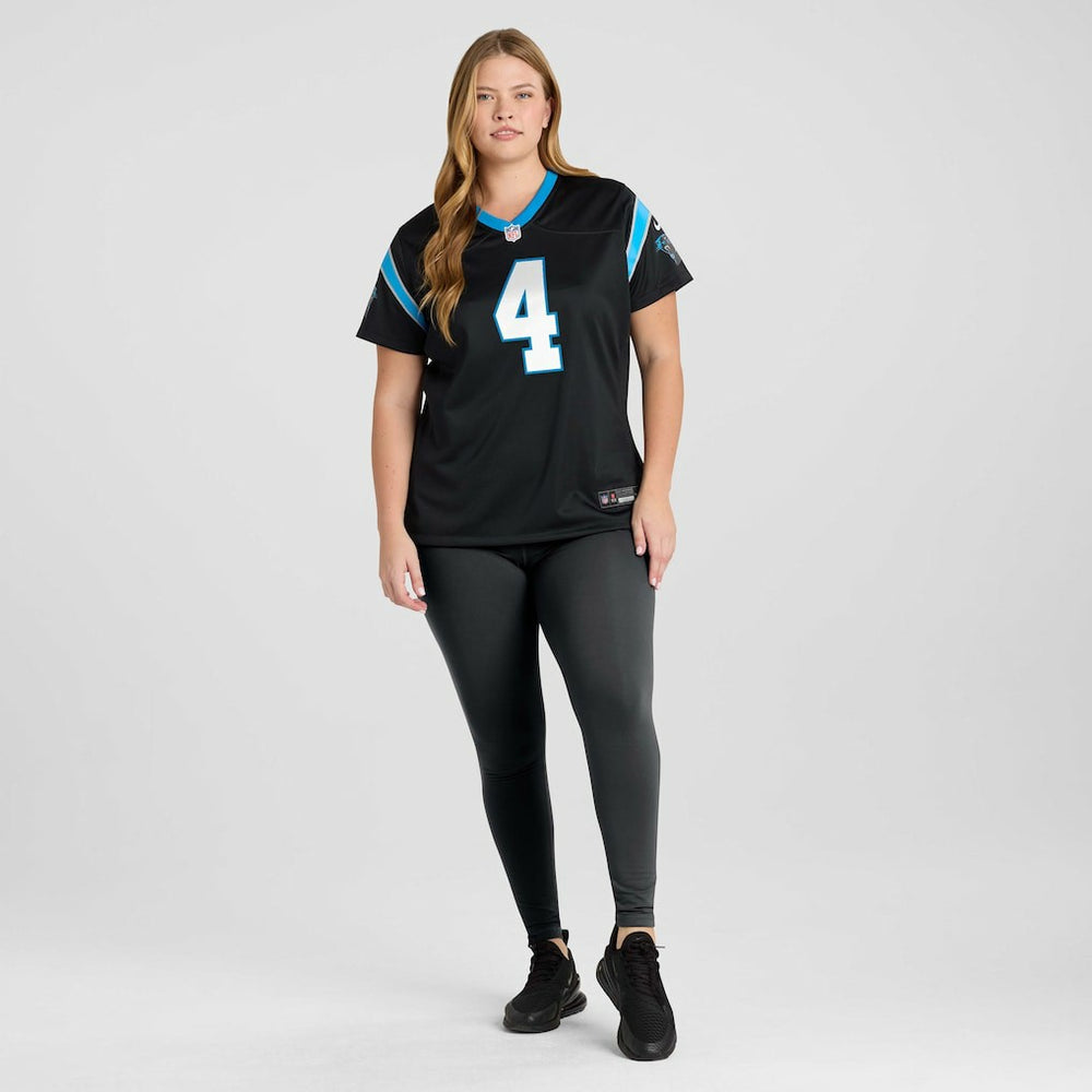 Tetairoa McMillan Carolina Panthers Women's Team Game Jersey - Black - Nike