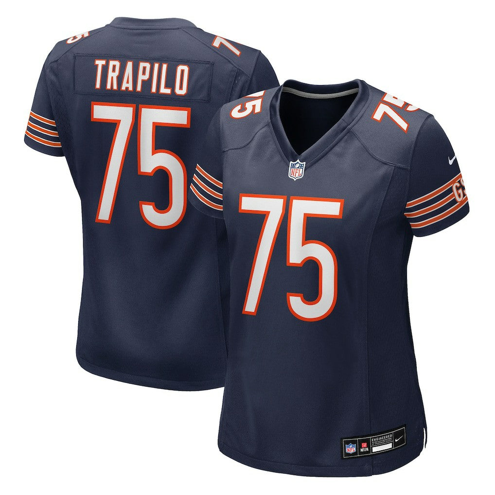 Ozzy Trapilo Chicago Bears Women's Team Game Jersey - Navy - Nike