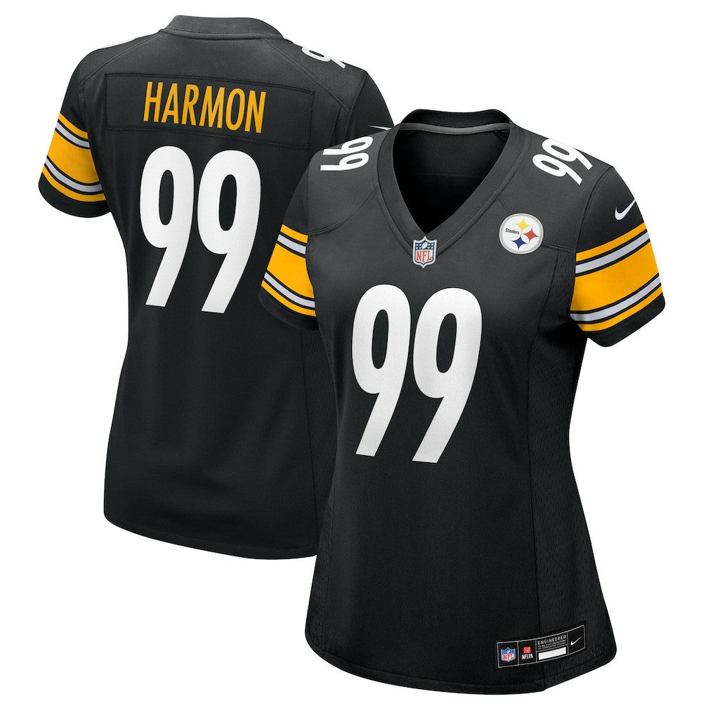 Derrick Harmon Pittsburgh Steelers Women's Team Game Jersey - Black - Nike