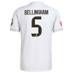 Adidas - Jude Bellingham Real Madrid 2025/26 Home Jersey - White