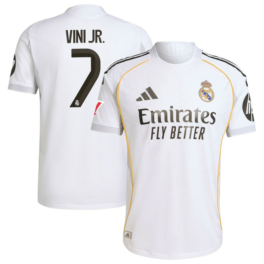 Adidas - Vini Jr. Real Madrid 2025/26 Home Jersey - White