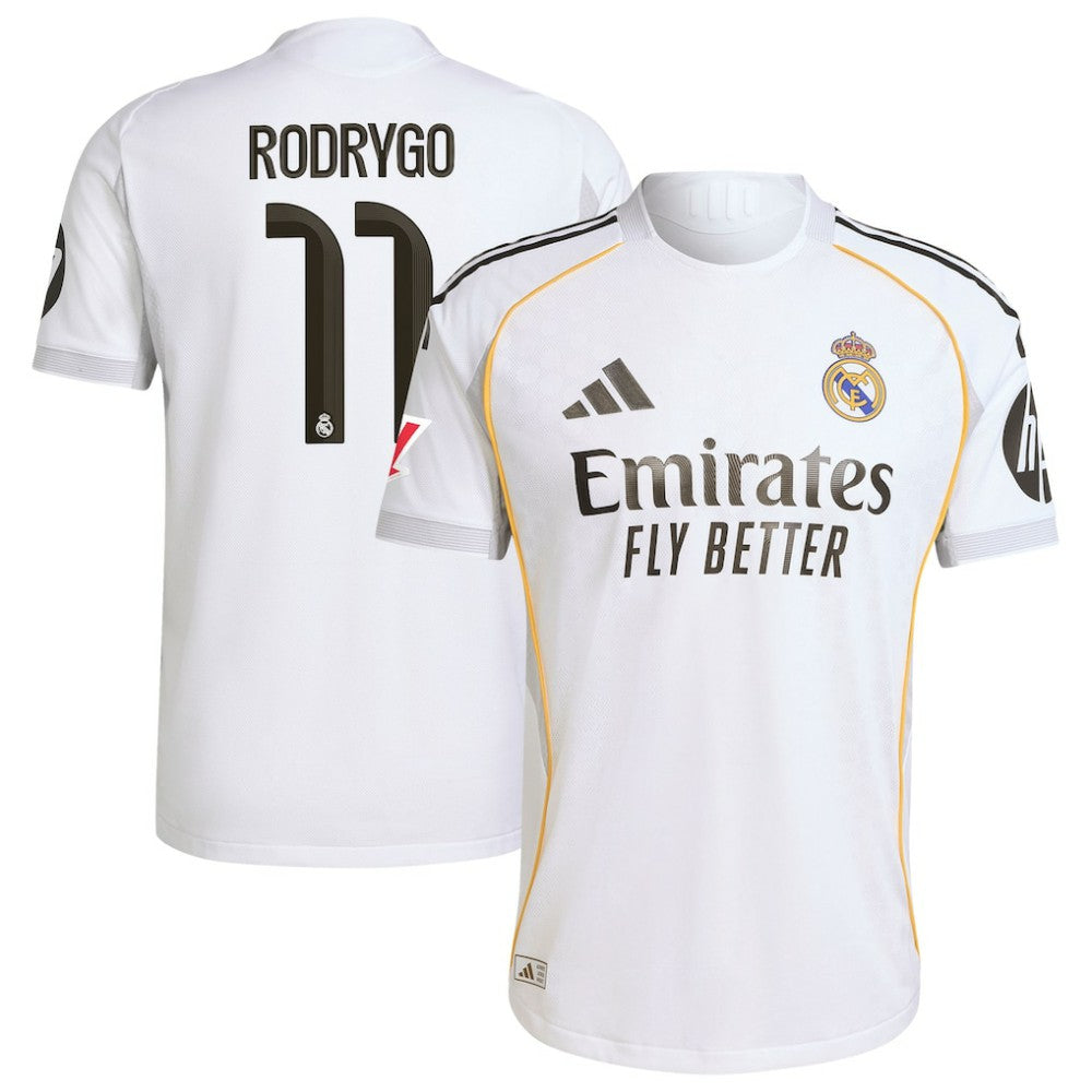 Adidas - Rodrygo Real Madrid 2025/26 Home Jersey - White