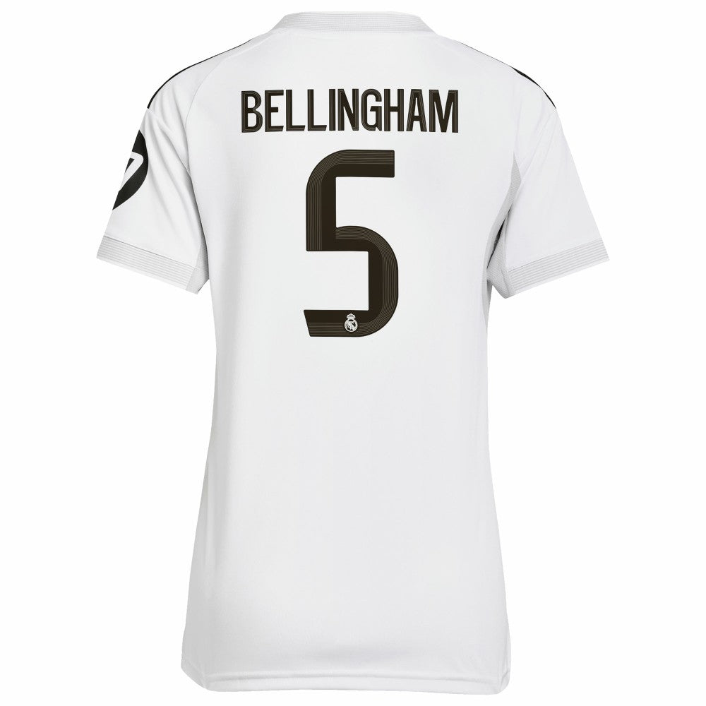 Adidas - Jude Bellingham Real Madrid Women's 2025/26 Home Replica Jersey - White