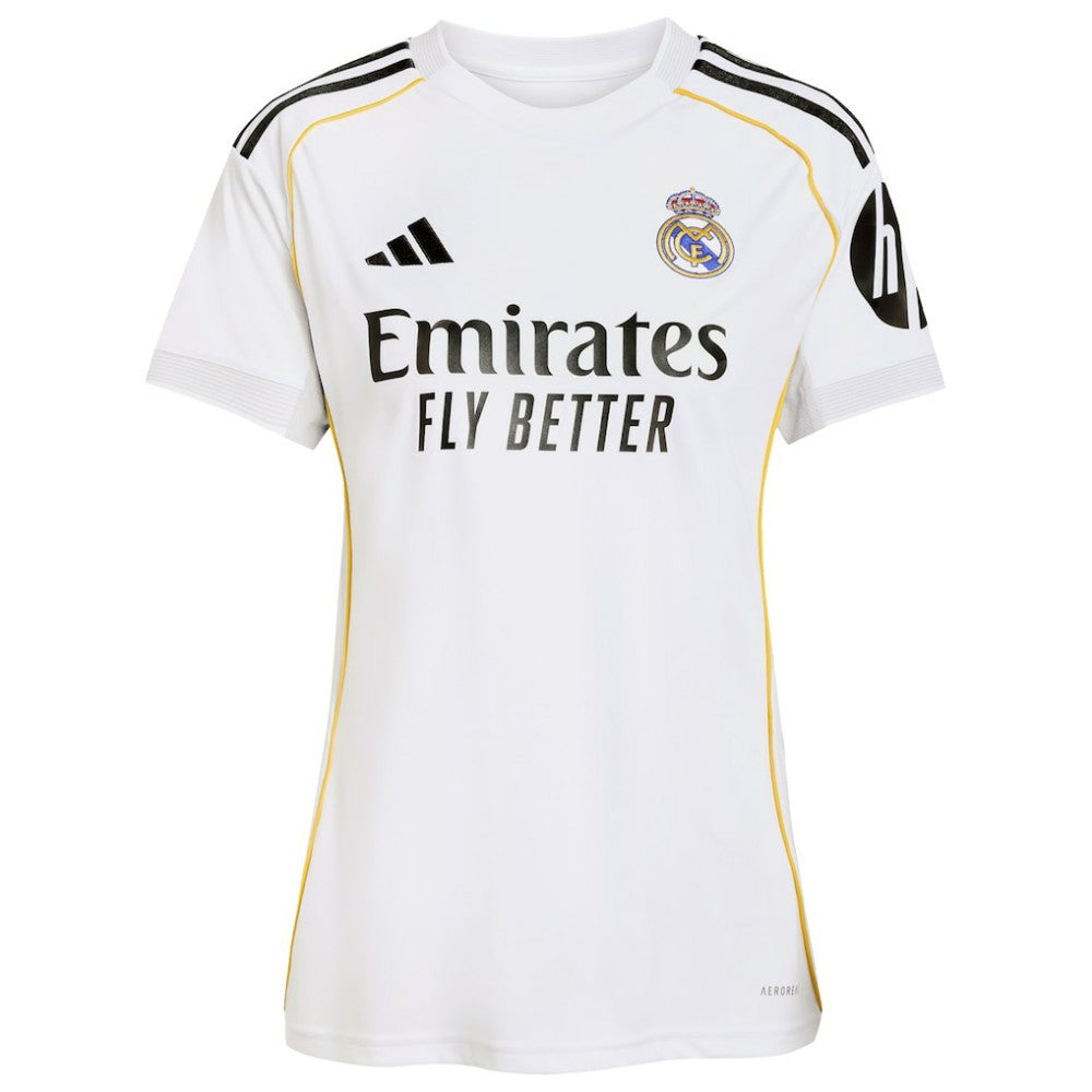 Adidas - Vini Jr. Real Madrid Women's 2025/26 Home Replica Jersey - White