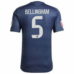 Adidas - Jude Bellingham Real Madrid 2025/26 Away Player Jersey - Blue