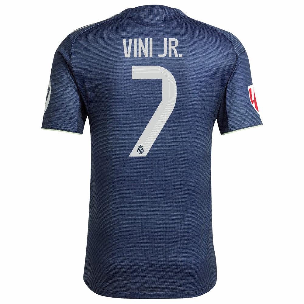 Adidas - Vini Jr. Real Madrid 2025/26 Away Player Jersey - Blue