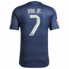 Adidas - Vini Jr. Real Madrid 2025/26 Away Player Jersey - Blue