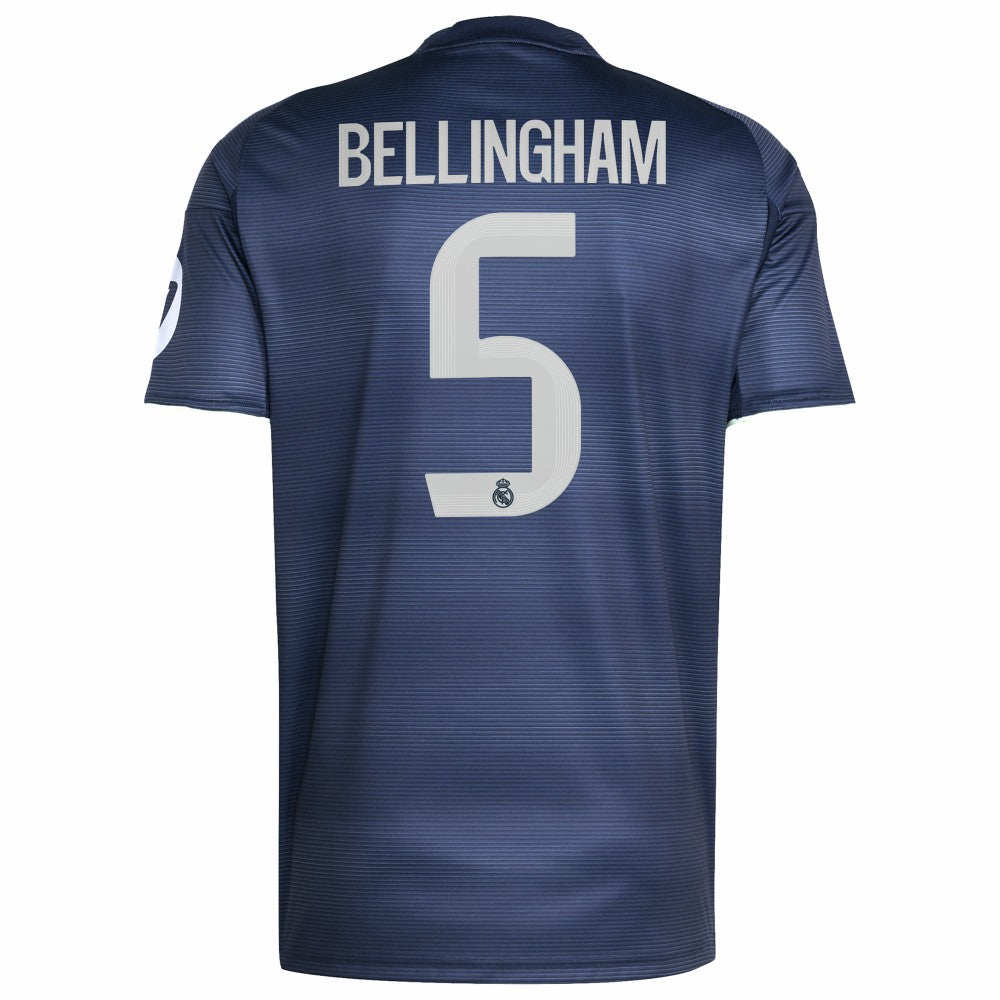 Adidas - Jude Bellingham Real Madrid 2025/26 Away Replica Player Jersey - Blue