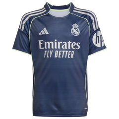 Adidas - Jude Bellingham Real Madrid Youth 2025/26 Away Replica Player Jersey - Blue