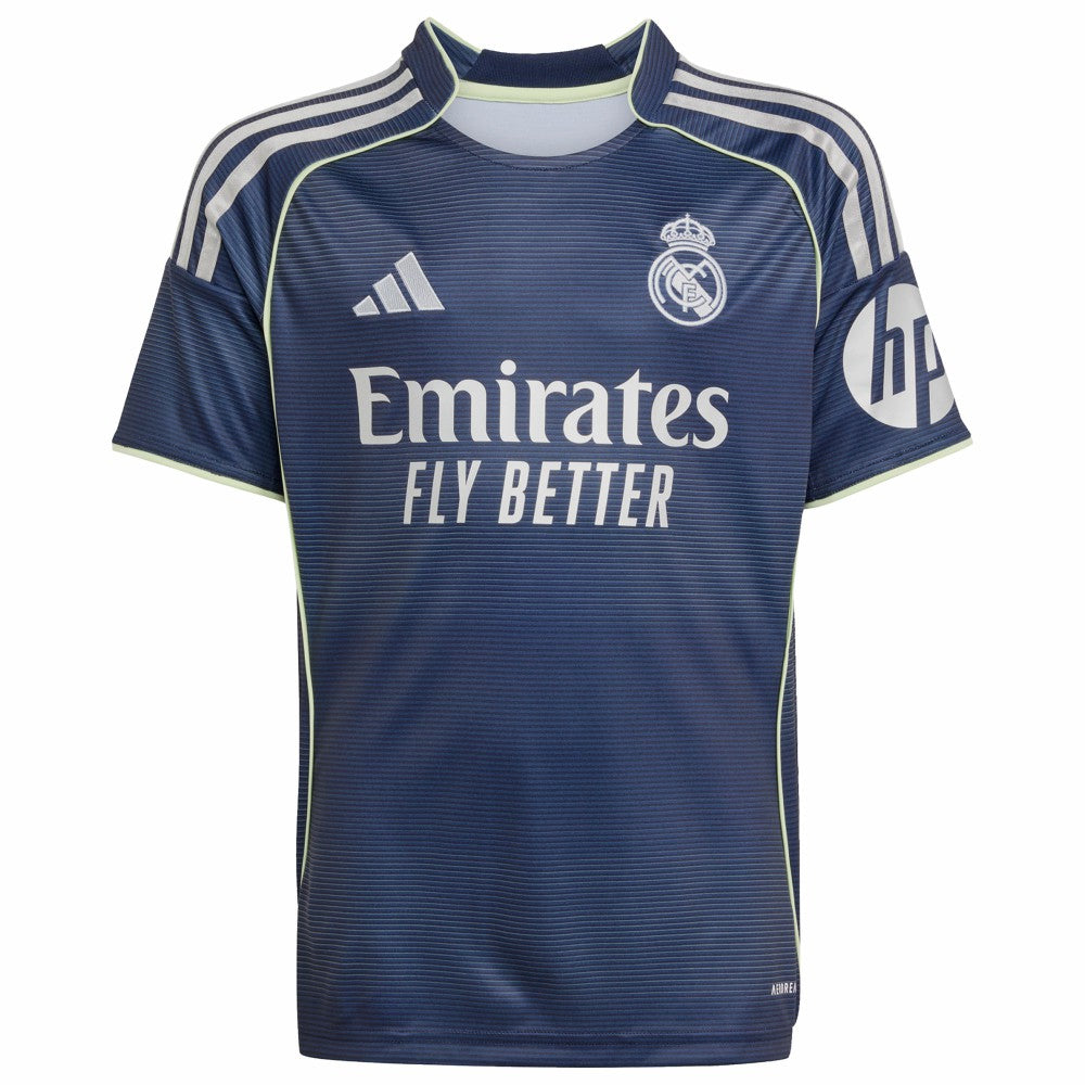 Adidas - Vini Jr. Real Madrid Youth 2025/26 Away Replica Player Jersey - Blue