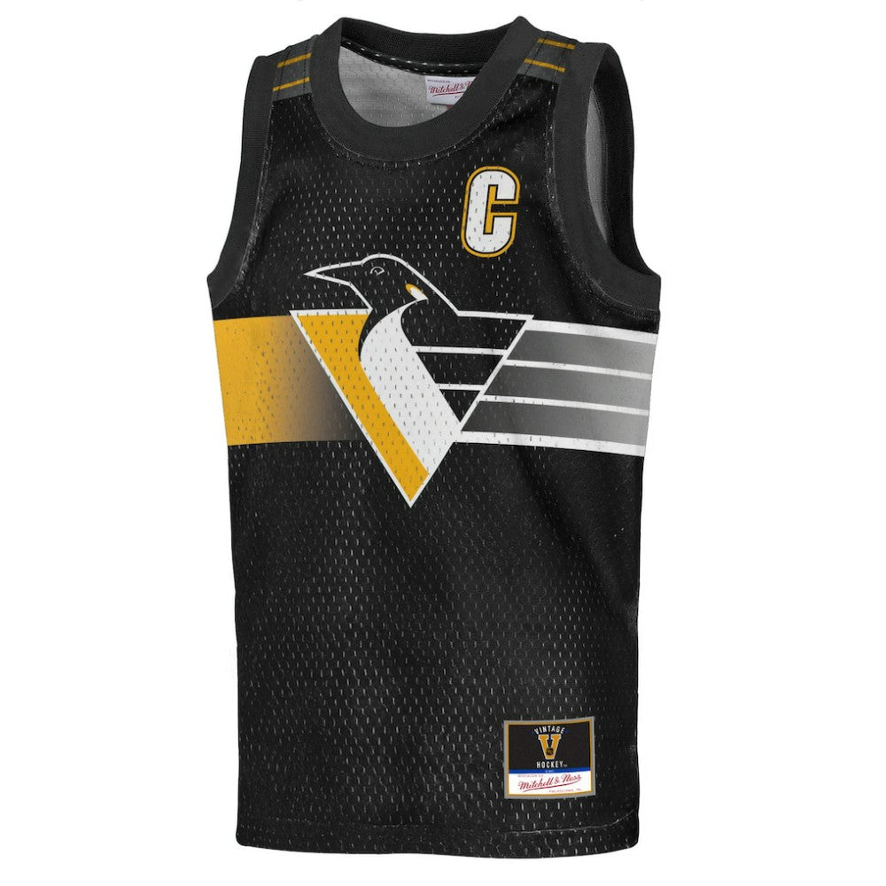 Mario Lemieux Pittsburgh Penguins Mitchell & Ness Youth Maxxed Out Fashion Basketball Jersey - Black | NHL discount