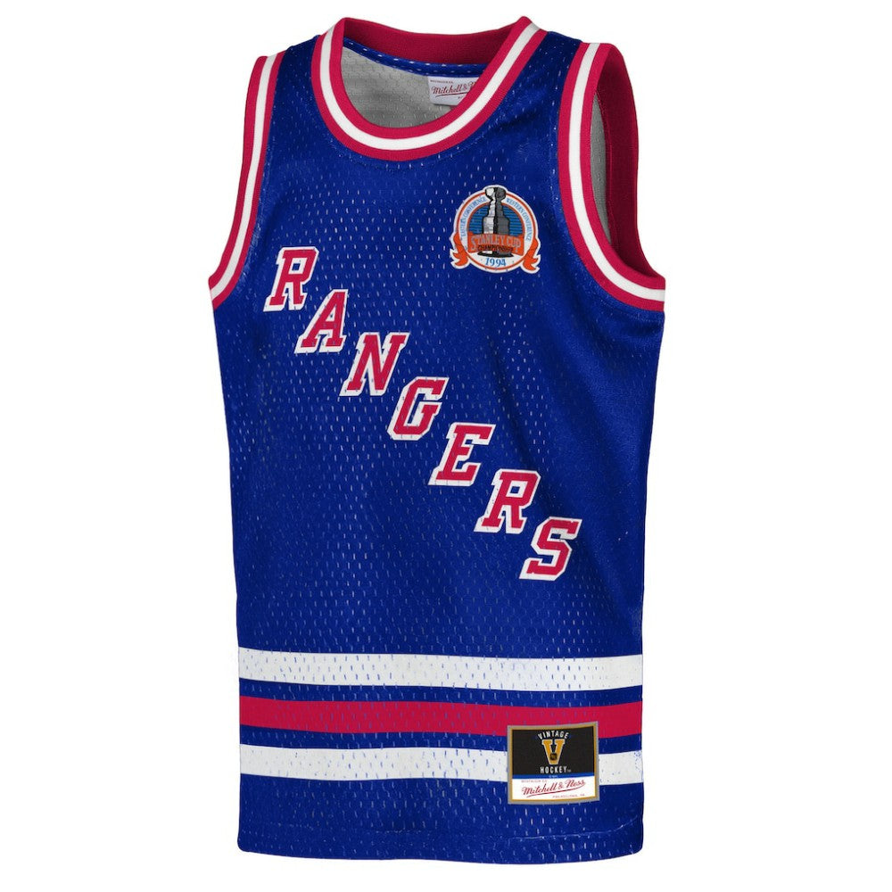 Mark Messier New York Rangers Mitchell & Ness Youth Maxxed Out Fashion Basketball Jersey - Blue | NHL discount