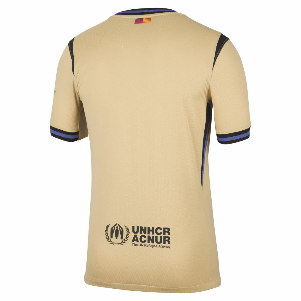 Nike - Barcelona 2025/26 Away Stadium Replica Jersey - Gold