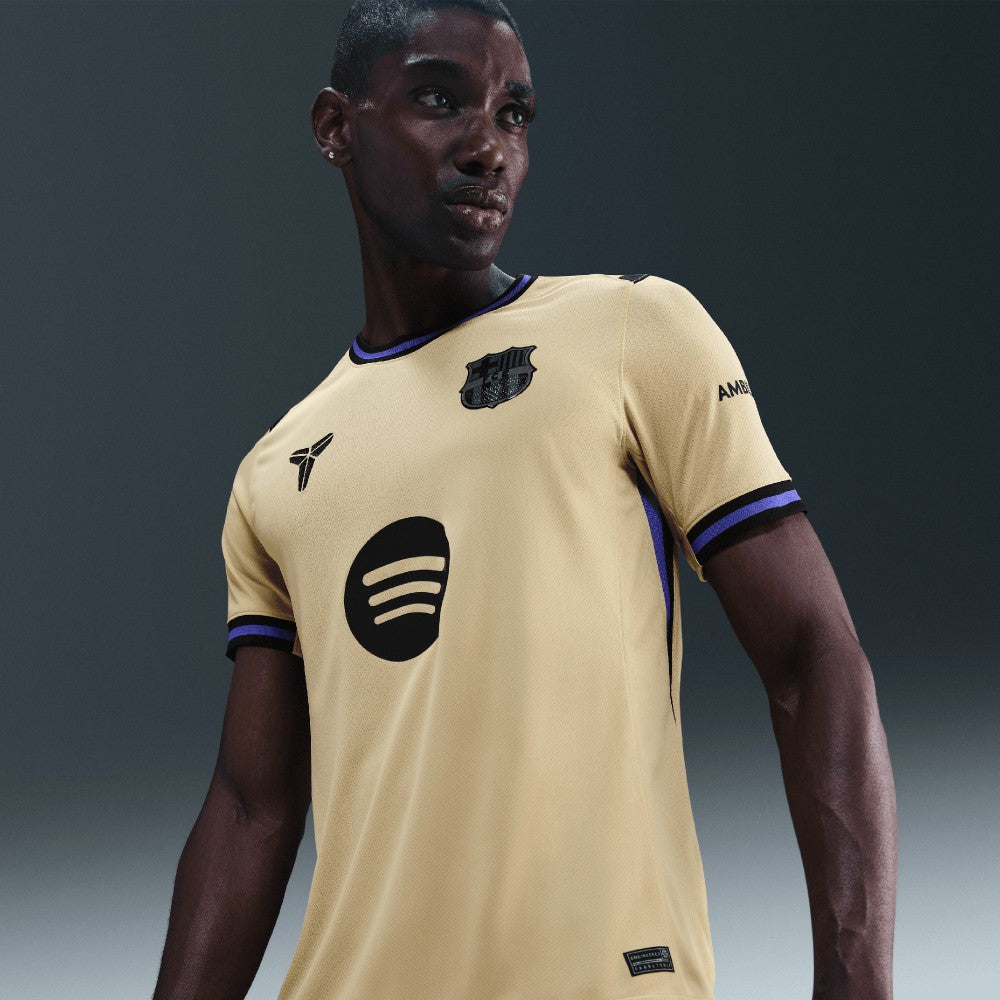 Nike - Barcelona 2025/26 Away Stadium Replica Jersey - Gold