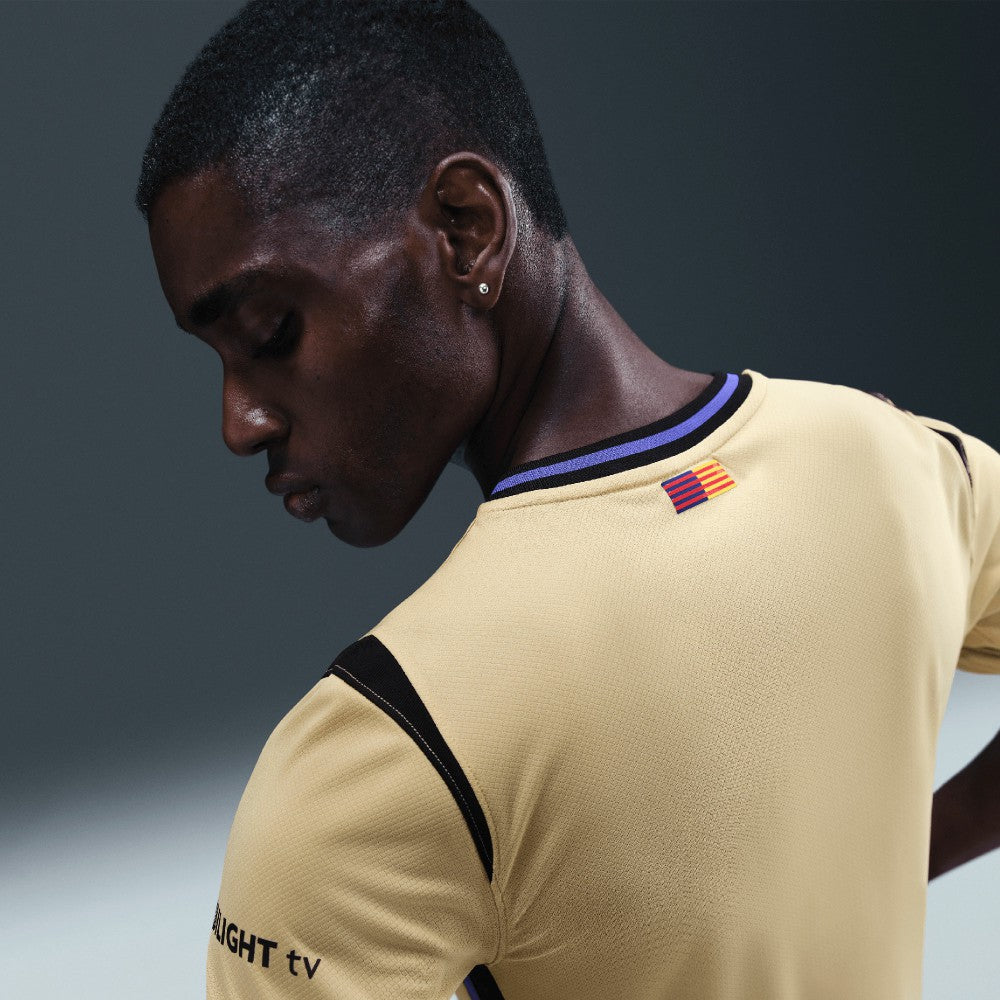 Nike - Barcelona 2025/26 Away Stadium Replica Jersey - Gold