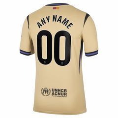 Nike - Barcelona 2025/26 Away Stadium Replica Custom Jersey - Gold