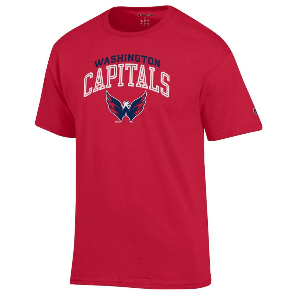 Washington Capitals Champion Primary Logo T-Shirt - Red | NHL Clearance