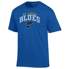 St. Louis Blues Champion Primary Logo T-Shirt - Royal | NHL Lifestyle